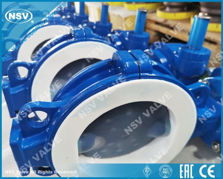 PTFE Lined Carbon Steel Butterfly Valve